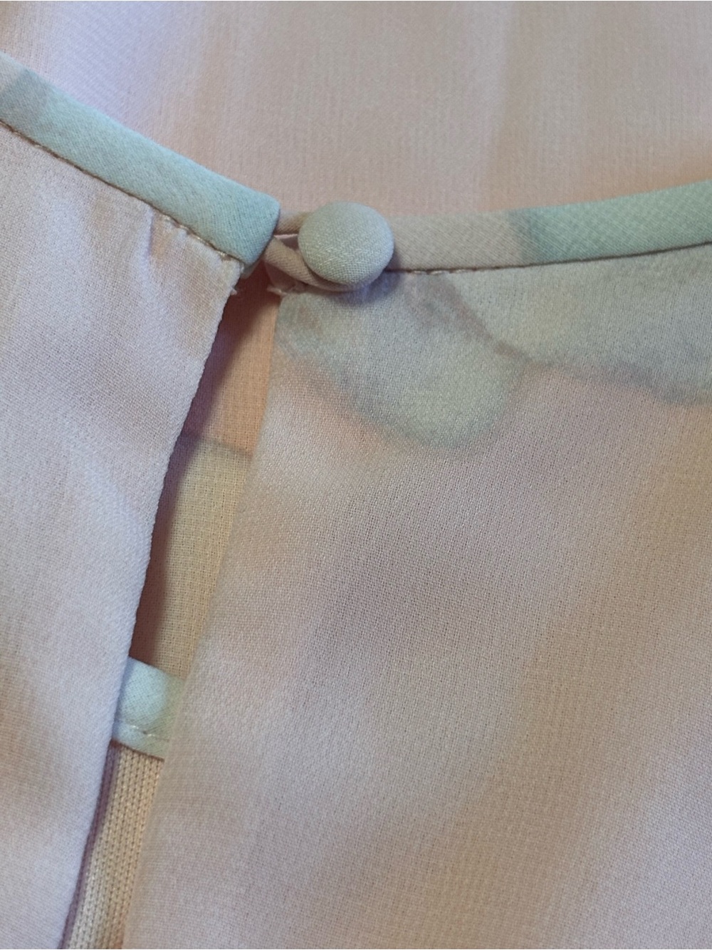Calvin Klein NWT Blush Pink Floral Chiffon Trapeze Shift Dress Size 2 - Picture 9 of 15